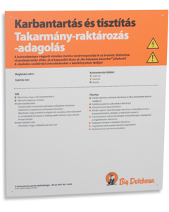 Wartungstafel H: Futterbevorratung/-beschickung